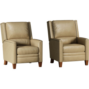 Connor Luxe Latte Power Cordless High Leg Recliner P2 Two Pack