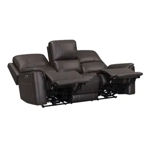Easton Steamboat Brown Zero Gravity Power Reclining Sofa P3