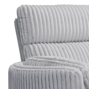Radius Mega Grey Power Reclining Sofa and Loveseat