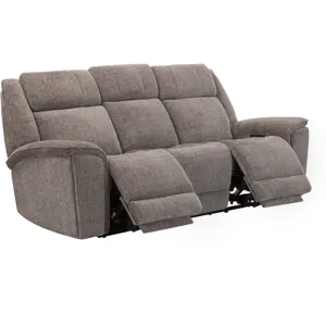 Colton Branson Tweed Power Zero Gravity Sofa and 2 Recliners with Immersive Audio