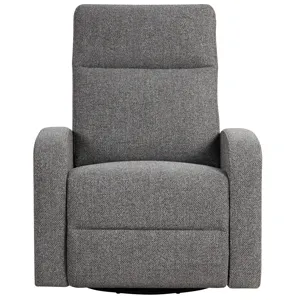 Thriller Natural Beauty Grey Power Swivel Glider Recliner Two Pack