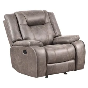 Blake Desert Taupe Manual Reclining Sofa Loveseat and Recliner