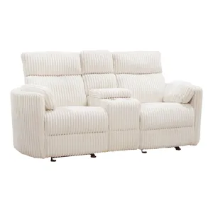 Radius Mega Ivory Power Reclining Sofa Loveseat and Recliner