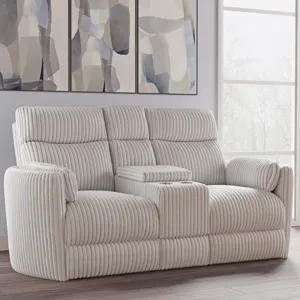 Radius Mega Ivory Power Reclining Sofa Loveseat and Recliner