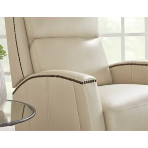 Vermont Pearl Glow Power High Leg Recliner P2
