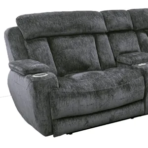 Dalton Lucky Charcoal Left Arm Facing Recliner