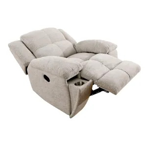 Buster Opal Taupe Manual Reclining Sofa Loveseat and Recliner
