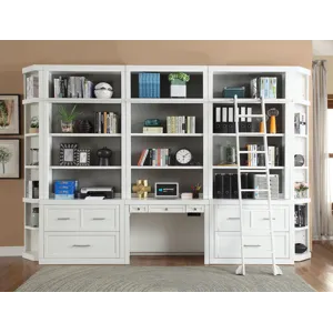 Catalina 9 Piece Workspace Library Wall