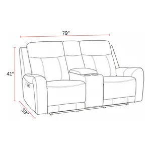 Haywood Butternut Power Reclining Sofa and Loveseat