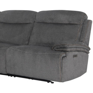 Alpine Airy Midnight Power Right Arm Facing Zero Gravity Recliner P2