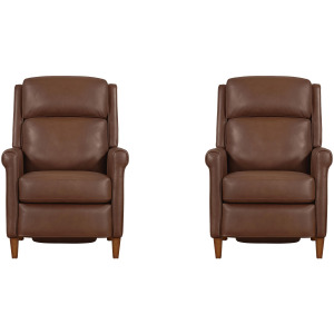Northfield Walnut Whirl Manual Recliner Two Pack