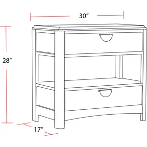 Escape Bedroom Queen Panel Bed 2 Nightstands and Dresser with Mirror