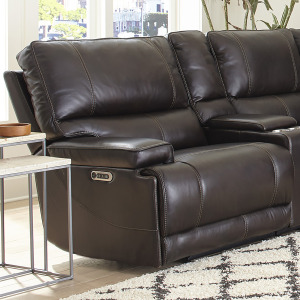 Whitman Verona Coffee - Powered By Freemotion Power Cordless Left Arm Facing Recliner
