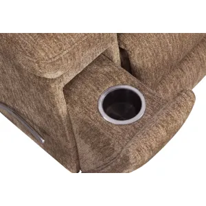 Bronco Plush Tobacco Manual Rocker Recliner