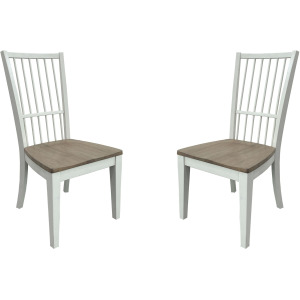 Americana Modern Dining Spindle Back Dining Chair Two Pack