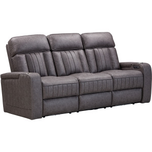 Equinox Mercury Power Reclining Sofa with Drop Down Table