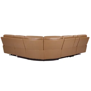 Hancock Apple Cider 6 Piece Zero Gravity Power Reclining Sectional with Power Adjustable Headrests