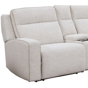Lancaster Fluffy River Rock Power Left Arm Facing Zero Gravity Recliner P2