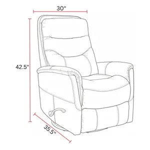 Gemini Butterscotch Swivel Glider Recliner Two Pack