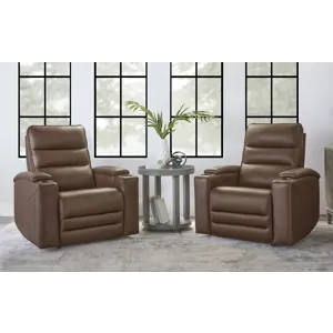 Nexus Autumn Umber Power Zero Gravity Recliner P3 Two Pack