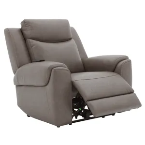 Momentum Dark Granite Zero Gravity Power Recliner with Heat and Massage