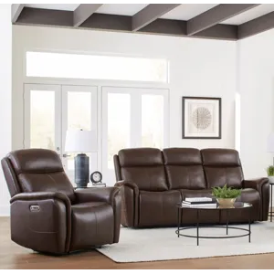 Cascade Auburn Power Reclining Sofa and Recliner