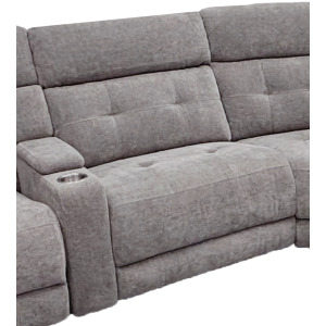 Richland Bristol Grey Power Armless Recliner