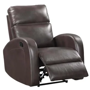Devin Pebble Brown Manual Recliner Two Pack