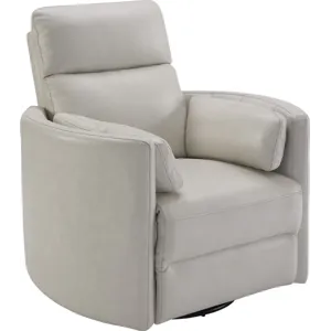 Radius Florence Ivory - Powered By Freemotion Cordless Power Swivel Glider Recliner Two Pack