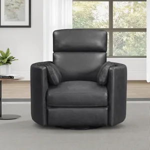 Radius Vintage Slate Power Swivel Glider Recliner