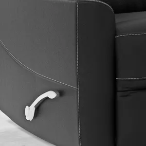 Hercules Black Swivel Glider Recliner Two Pack