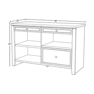 Boca 48 Inch Credenza