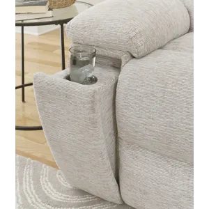 Buster Opal Taupe Manual Reclining Sofa Loveseat and Recliner