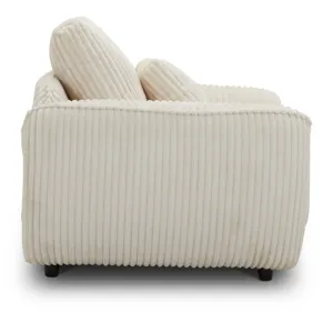 Utopia Mega Ivory Chair and A Half with Lumbar Pillow Two Pack