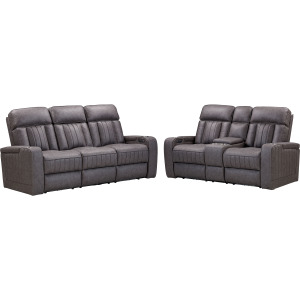 Equinox Mercury Power Reclining Sofa and Loveseat
