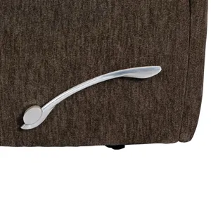 Bronco Plush Umber Manual Rocker Recliner Two Pack