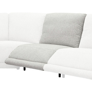 Julianna Crisp Taupe Power Armless Recliner P2