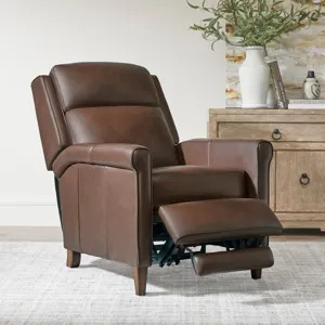 Northfield Walnut Whirl Power Cordless High Leg Recliner P2 Two Pack