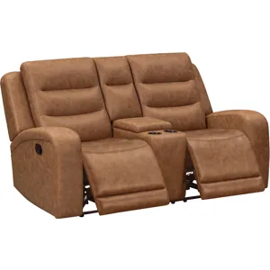Napa Wrangler Clay Manual Console Loveseat