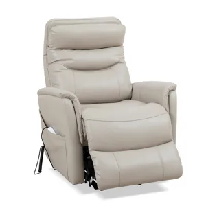 Gemini Softy Ivory Power Lift Recliner with Articulating Headrest Two Pack