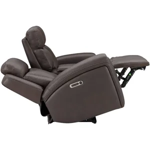 Maveric Bette Coffee Power Zero Gravity Console Loveseat P3
