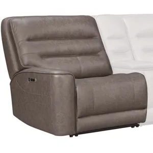 Lawson Sydney Brunette Power Left Arm Facing Zero Gravity Recliner P2
