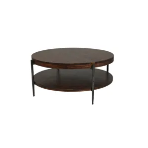 Bengal 41 Inch Round Cocktail Table with 2 End Tables
