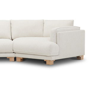 Escape Mirage Mist Right Arm Facing Bumper Chaise
