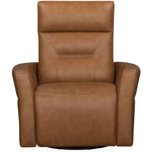 Remmington Vintage Caramel Power Swivel Glider Recliner P2