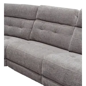 Richland Bristol Grey Armless Chair with Drop Down Table and Power Center