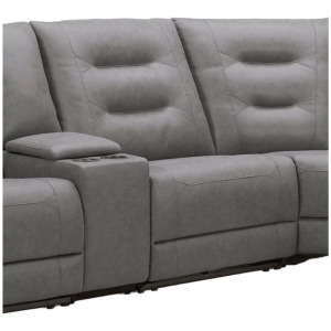 Caldwell Tahoe Charcoal Power Armless Recliner