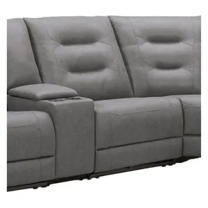 Caldwell Tahoe Charcoal Power Armless Recliner