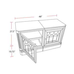 Huntington 48 Inch Expandable Console