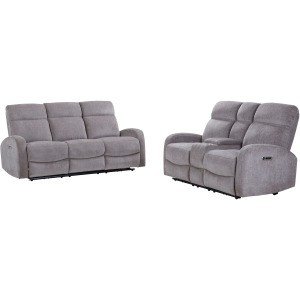 Tuscany Whiskers Nature Power Reclining Sofa and Loveseat